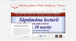 Desktop Screenshot of bjvrancea.ro
